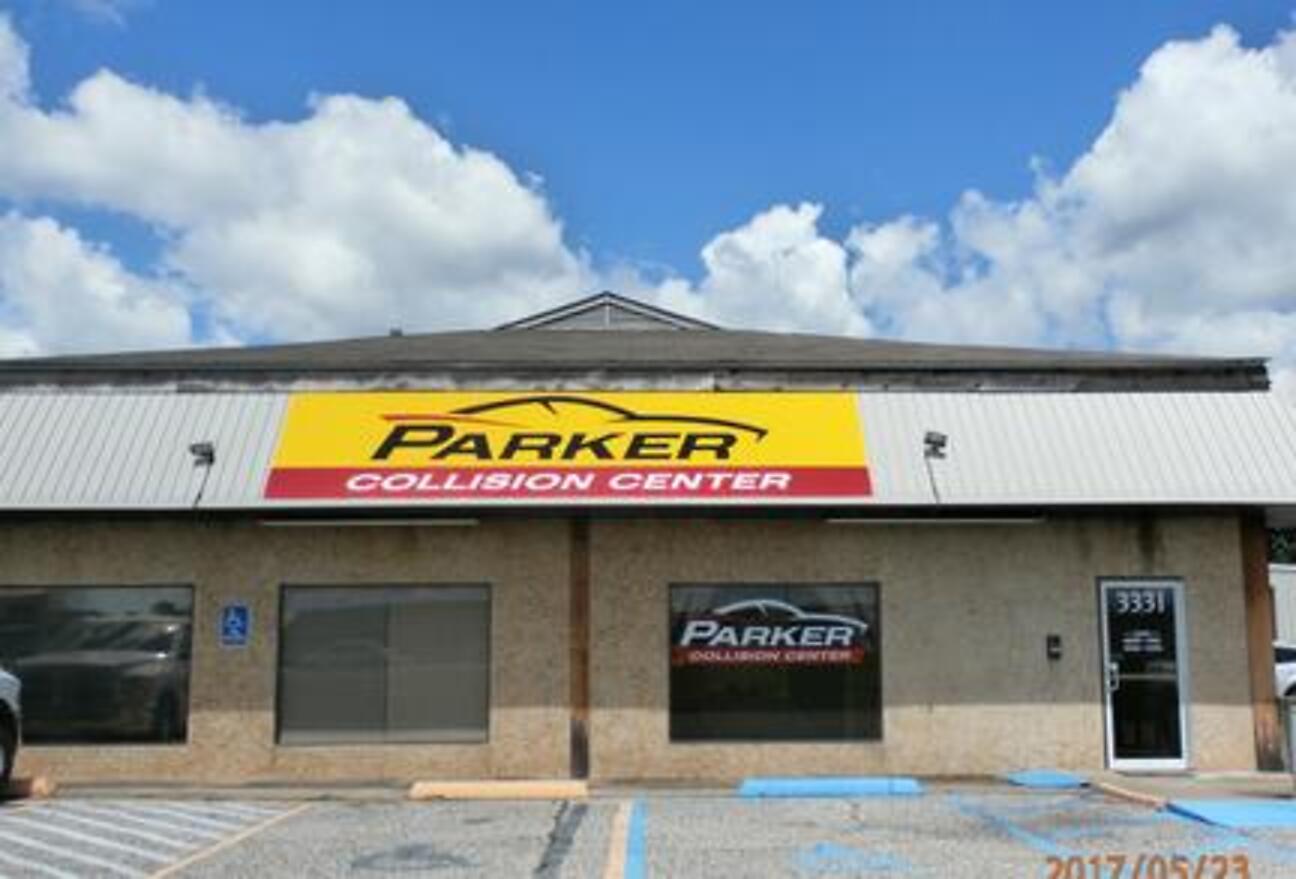 Parker Collision Center building on Sterlington Road in Monroe, Louisiana